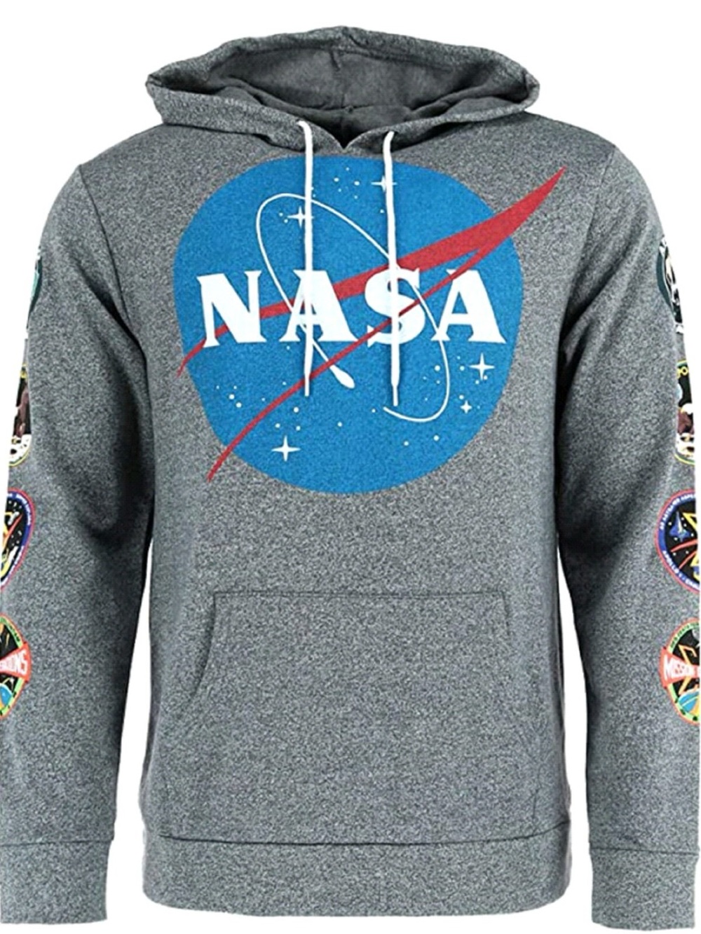 Buzz Aldrin NASA Apollo Mission Patches Hoodie Gray Size L